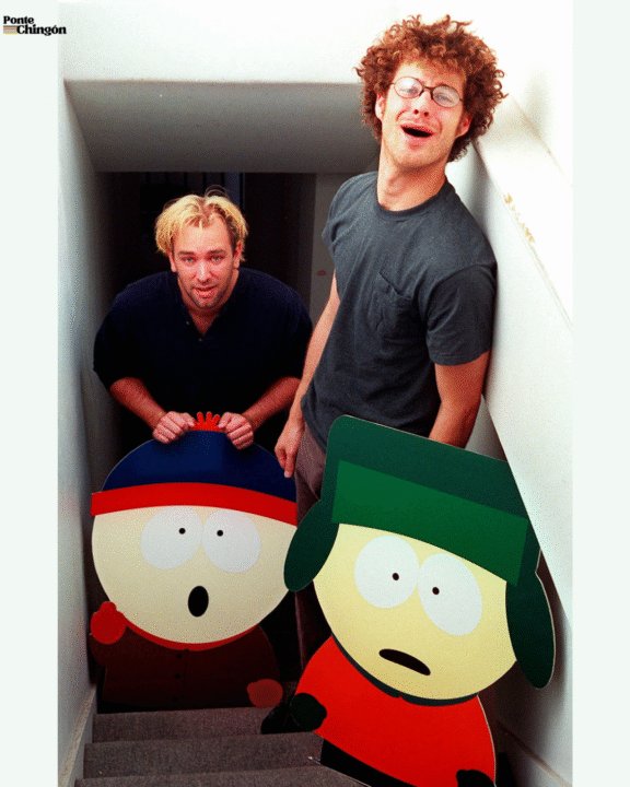 Trey Parker y Matt Stone creadores de South Park