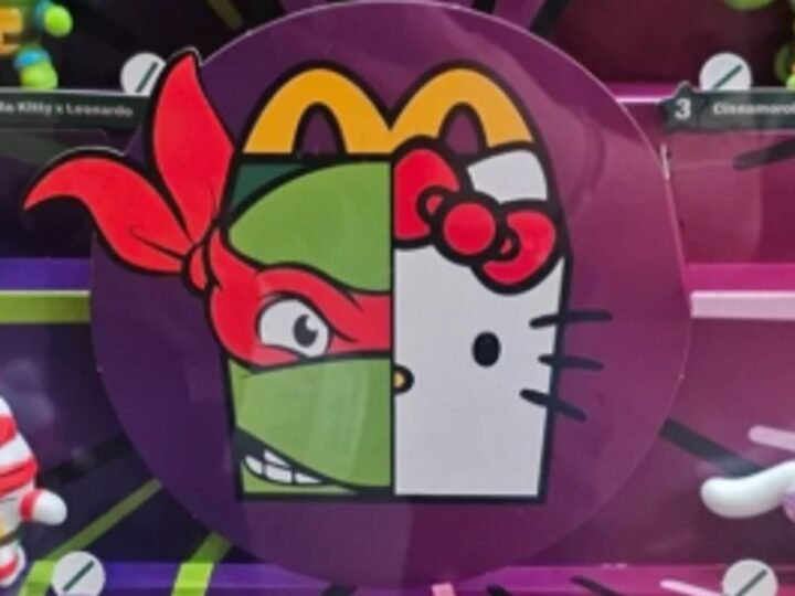 Kuromi fusionada con Michelangelo Happy Meal Malasia 2025
