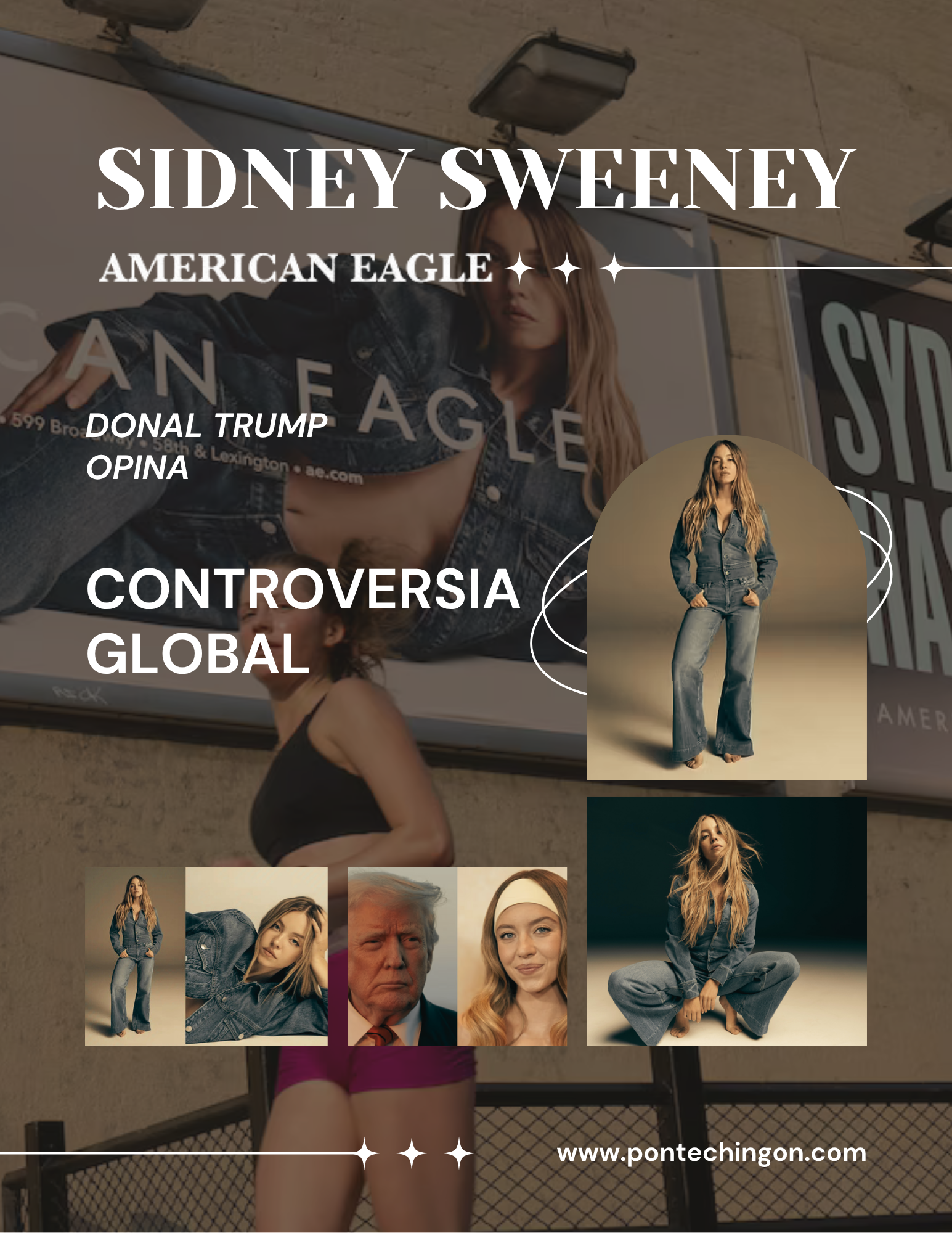 Usuarios critican el mensaje de la campaña de Sydney Sweeney con American Eagle