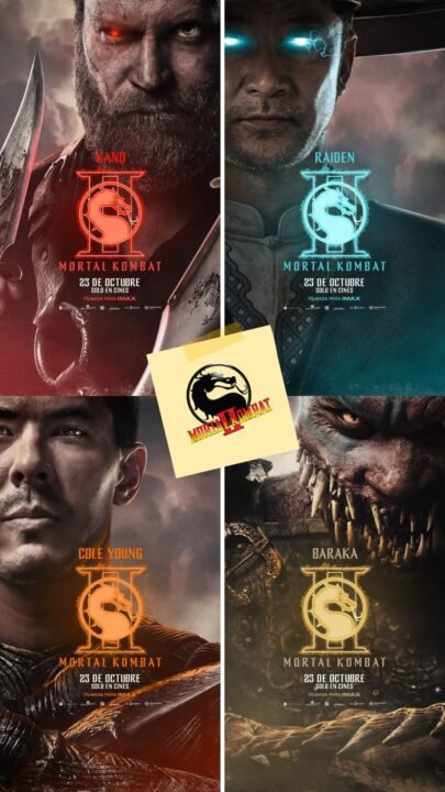 Karl Urban Johnny Cage con gafas de sol y chaqueta negra – estilo clásico