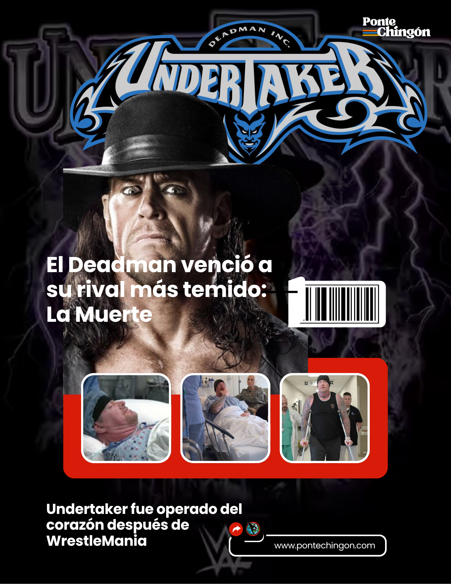 La crisis de salud de The Undertaker: la leyenda de WWE sobrevive a una cirugía cardíaca de emergencia tras WrestleMania 41 La crisis de salud de The Undertaker – recuperación en el hospital