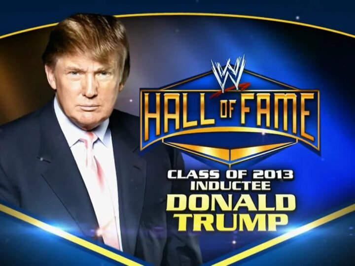Donald Trump como miembro del Salón de la Fama de la WWE
