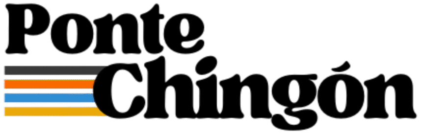 Ponte Chingon Logo letras Negro