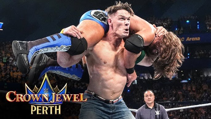 Homenaje de John Cena a la lucha libre durante su combate con AJ Styles