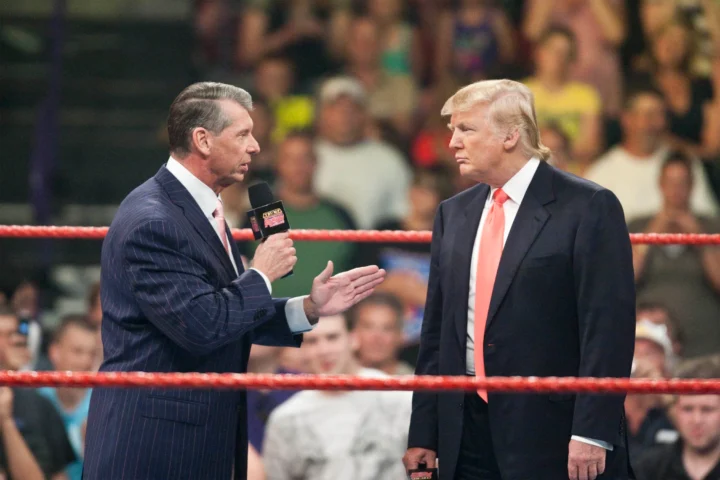 Donald Trump en Raw